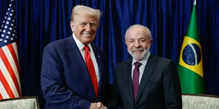 Foto de Lula e Trump bate recorde de visualização e engajamento nas redes sociais do petista