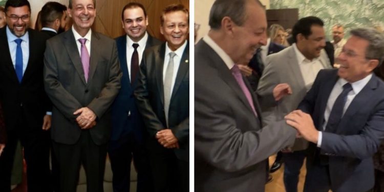 Presença de líderes políticos em evento no Amazonas levanta especulações sobre alianças para 2026