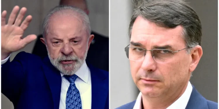 Lula cobra em reunião pressa para reagir a Flávio Bolsonaro