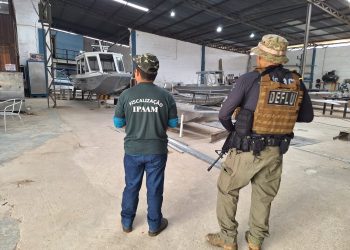 Estaleiro irregular é fechado e multado em mais de R$ 200 mil pelo Ipaam em Manaus